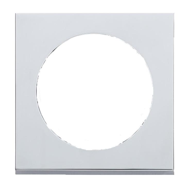 Berker Afdekraam Pure 1-Vaks Chroom Mat, Caravans en Kamperen, Kampeeraccessoires, Ophalen of Verzenden