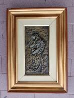 Morelli - Reliëf, Madonna con bambino - 45 cm - Brons, Hout, Antiek en Kunst