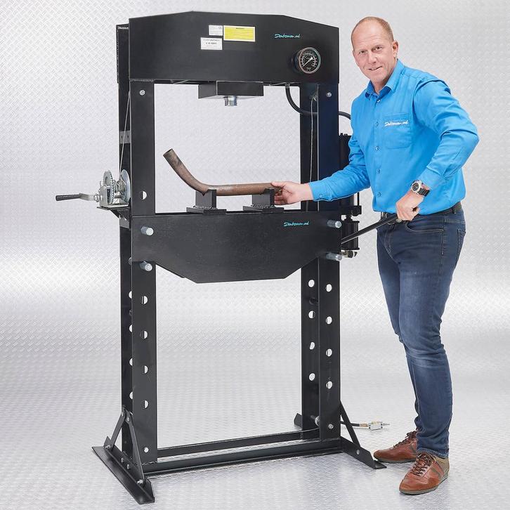 Datona Werkplaatspers 50 ton hydropneumatisch - Datona -, Doe-het-zelf en Verbouw, Overige Doe-het-zelf en Verbouw, Nieuw, Ophalen of Verzenden