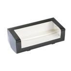 Taartdoos met venster 26x12x7cm Zwart, Verzenden, Nieuw