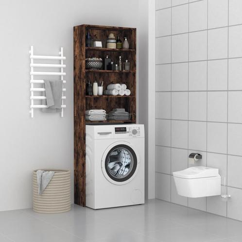 vidaXL Wasmachinekast 64x24x190 cm gerookt eikenkleurig, Witgoed en Apparatuur, Wasmachines, Nieuw, Verzenden