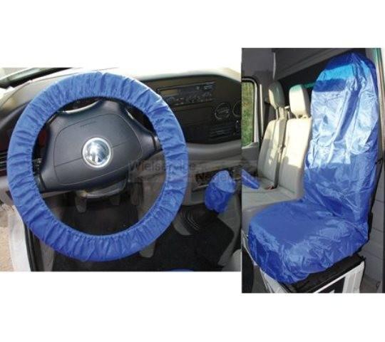 Luxe autostoel & stuurbeschermer, kunstleder (Bescherming), Auto diversen, Onderhoudsmiddelen, Verzenden