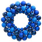 vidaXL Kerstkrans 45 cm polystyreen blauw, Diversen, Verzenden, Nieuw