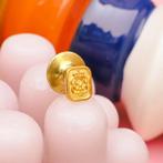 Gouden jubileum speld Albert Heijn; AH (vintage, Supermarkt), Ophalen of Verzenden, Gebruikt, Overige kleuren, Goud