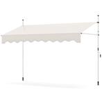 LIVSK Uitschuifbare Zonwering - Handmatig Hoogteverstelbaar, Tuin en Terras, Zonneschermen, Verzenden, Nieuw