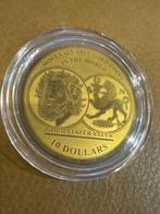 Salomonseilanden. 10 Dollars 2017 Gold Stater Satyr, 1/100