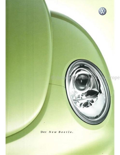 2000 VOLKSWAGEN NEW BEETLE BROCHURE DUITS, Boeken, Auto's | Folders en Tijdschriften, Volkswagen