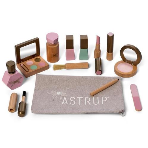 ByAstrup - Houten Make-up Set (100% FSC hout) 13-delig, Kinderen en Baby's, Speelgoed | Overig