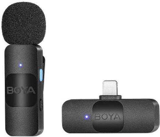 BOYA BY-V1 (V2.0) microfoon Zwart Microfoon met, Muziek en Instrumenten, Microfoons, Verzenden