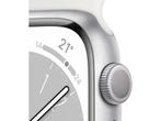 Apple Watch Series 8 - Smartwatch - GPS - Aluminium Zilver, Verzenden, Zo goed als nieuw