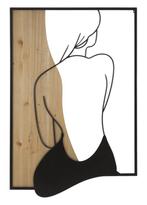 WANDPANEEL SCHOONHEID IJZER EN HOUT 60X2X90, Ophalen of Verzenden, Nieuw