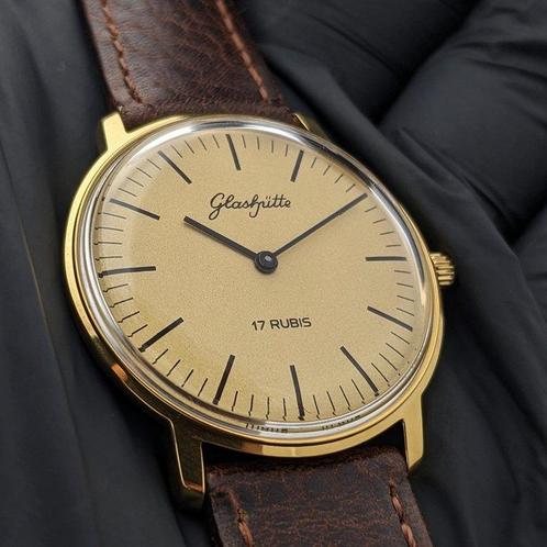 GUB Glashütte - Zonder Minimumprijs - 41 - Unisex -, Sieraden, Tassen en Uiterlijk, Horloges | Heren