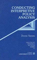 Conducting Interpretive Policy Analysis 9780761908272, Verzenden, Zo goed als nieuw, Dvora Yanow