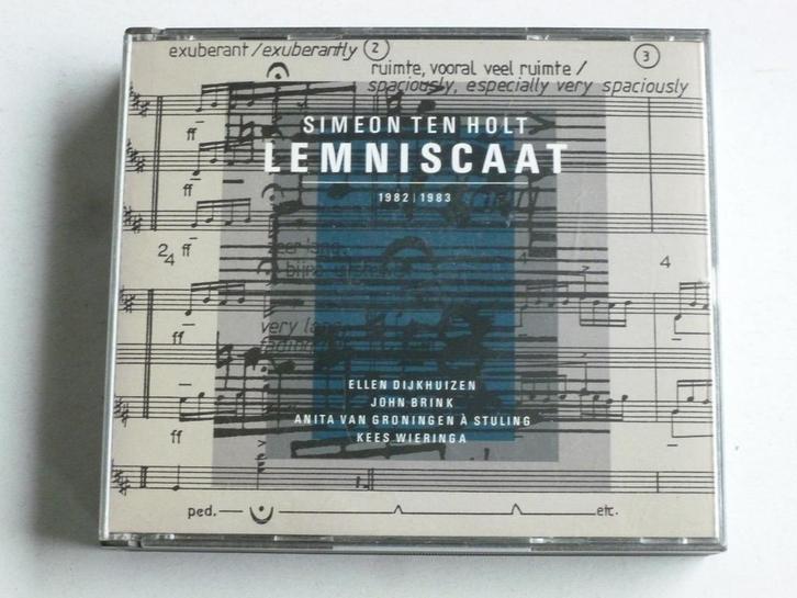 Simeon Ten Holt - Lemniscaat / Kees Wieringa, John Brink (3, Cd's en Dvd's, Cd's | Klassiek, Zo goed als nieuw, Verzenden