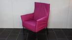 Fauteuil Montis Charly  roze leer, Huis en Inrichting, Fauteuils, Ophalen of Verzenden, Zo goed als nieuw, 75 tot 100 cm, 75 tot 100 cm