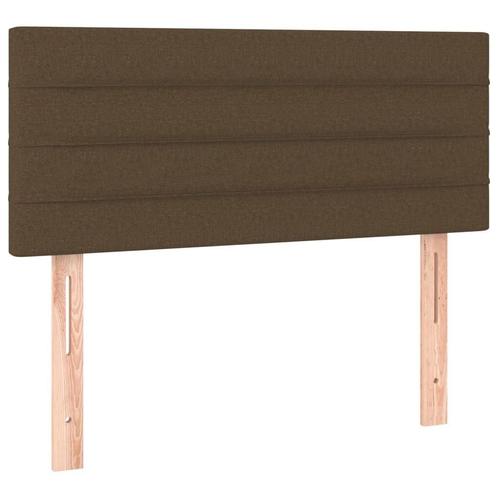 Hoofdbord 90cm - Donkerbruin Stof - OP=OP! Luxe voor weinig, Huis en Inrichting, Slaapkamer | Bedden, 90 cm, Verstelbaar, Bruin