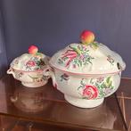 Société Céramique Maestricht - Tureen (2) - Porselein, Antiek en Kunst