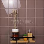 Wandtegel capsule powder roze 15x15 wandtegel, Doe-het-zelf en Verbouw, Ophalen, Nieuw, 10 m² of meer, Wandtegels