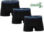 3 stuks Heren boxershort  - Bamboe - Ondergoed - Zwart, Verzenden