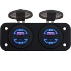 ProRide 12V USB Stopcontact 4 Poorten - Tweevoudig Inbouw -, Doe-het-zelf en Verbouw, Verzenden, Nieuw