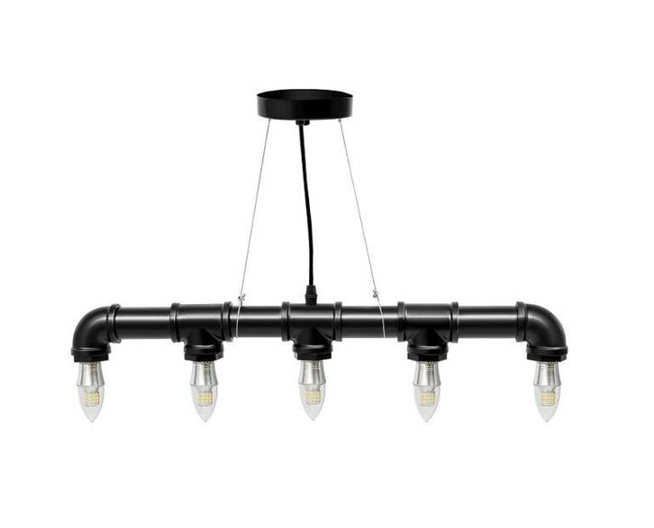 Industriële Waterpijp Hanglamp – Vintage Plafondlamp 5L, Huis en Inrichting, Lampen | Hanglampen, Nieuw, Verzenden