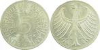 5 Mark Duitsland 5 duitse Mark 1957 J bankfrisch/stempelg..., Verzenden