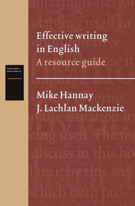 Effective writing in English 9789068904987 Hannay, Boeken, Taal | Engels, Gelezen, Verzenden