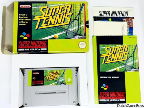 Super Nintendo / Snes - Super Tennis - UKV, Spelcomputers en Games, Games | Nintendo Super NES, Gebruikt, Verzenden