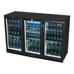 Gastro-Cool bardisplay glasdeuren - 330 liter, zwart, Zakelijke goederen, Horeca | Keukenapparatuur, Verzenden, Nieuw in verpakking