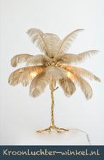 DESIGN lamp met echte Struisvogel veren OSTRICH  MUSTHAVE!, Nieuw, Ophalen of Verzenden, Overige materialen