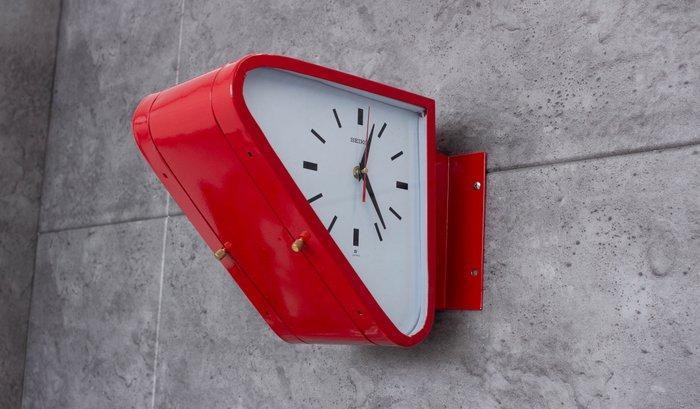 Wandklok - Seikosha CO. LTD Seiko - Staal, Bakeliet,, Antiek en Kunst, Antiek | Wandborden en Tegels