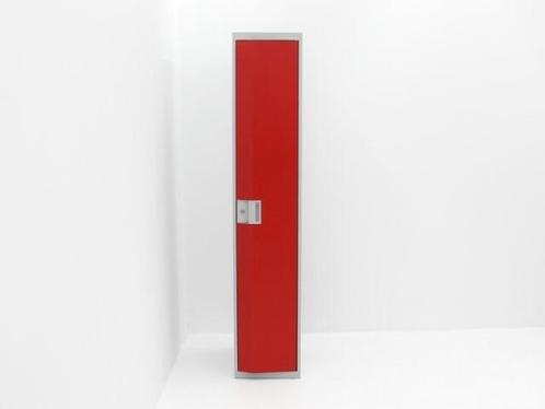 Locker/garderobekast - 180x35x50cm (hxbxd) - 1-deurs - rood, Huis en Inrichting, Woonaccessoires | Kapstokken, Overige typen, Gebruikt