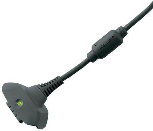 Microsoft Xbox 360 Play & Charge Kabel-Grijs (Xbox 360), Spelcomputers en Games, Spelcomputers | Xbox | Accessoires, Zo goed als nieuw
