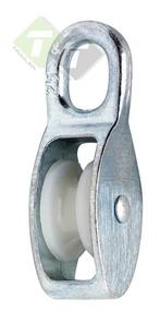 Katrol Met Nylon Enkel Wiel 30mm Diameter - Belasting 250KG, Ophalen of Verzenden, Nieuw, 250 mm of meer, Overige typen