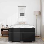 vidaXL Bedframe Zwart 120 x 200 cm Kunstleer, Verzenden, Nieuw, Zwart, Overige materialen