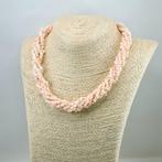 Koraal - Zilver - Choker halsketting - ROZE KORAAL, Nieuw