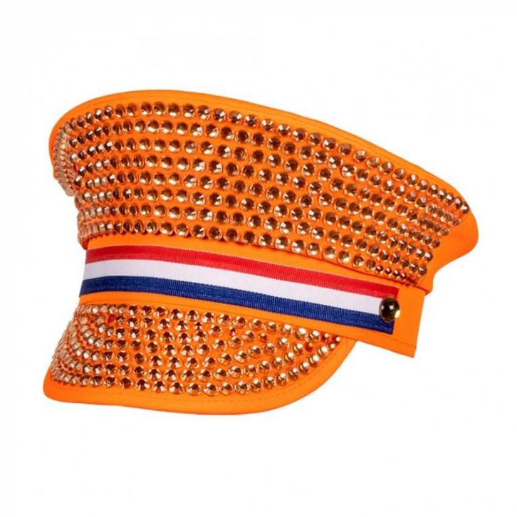 Glamour Pet Nerderland, Hobby en Vrije tijd, Feestartikelen, Oranje of Koningsdag, Hoed of Pruik, Nieuw, Verzenden