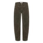 Cambio • groene corduroy broek Elin • 36, Kleding | Dames, Broeken en Pantalons, Cambio, Verzenden, Nieuw, Maat 36 (S)