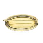 Antiek gouden broche met diamanten en robijn ca. 0,81 ct., Sieraden, Tassen en Uiterlijk, Broches, Gebruikt, Overige kleuren, Ophalen of Verzenden