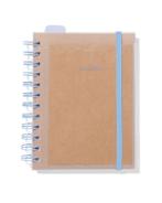HEMA Insteek schoolagenda 25-26 16.1x14cm kraft, Diversen, Verzenden, Nieuw