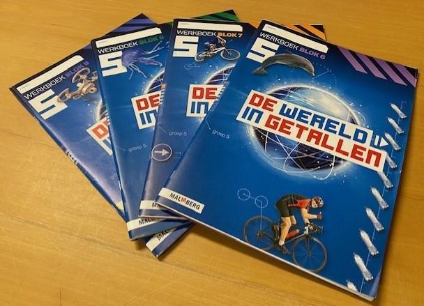 De wereld in getallen versie 5, set werkboeken groep 5, Boeken, Schoolboeken, Nieuw, Overige vakken, Ophalen of Verzenden
