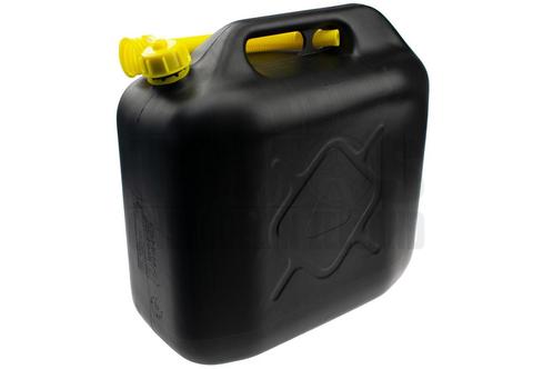 Jerrycan 20 Liter kunststof (brandstoffen) zwart, Fietsen en Brommers, Brommeronderdelen | Algemeen, Nieuw, Ophalen of Verzenden