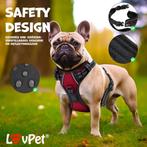 LOVPET® Reflecterende Hondentuigje - Hondenharnas - Rood - S, Verzenden, Nieuw