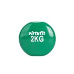 VirtuFit Vinyl Dumbbell Pro - 2 kg - Groen, Verzenden, Nieuw