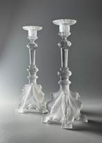 Val Saint Lambert - Charles Graffart - Kandelaar Griffon (2), Antiek en Kunst, Antiek | Glas en Kristal