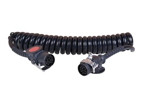 Cojali 15 Pins Type-S/N Spiraalkabel Trailer, Auto diversen, Autogereedschap, Nieuw, Verzenden