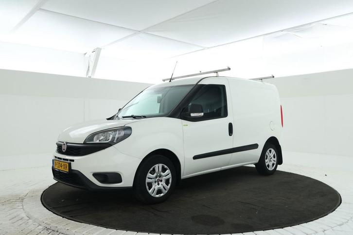 Fiat Doblò Cargo 1.3 MJ L1H1 SX, Auto's, Bestelauto's, Onderhoudsboekje, Lease, Handgeschakeld, Wit, Financial lease, Stof, Diesel