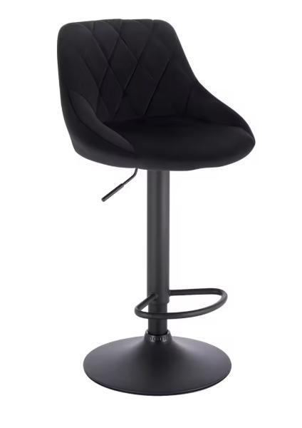 Verstelbare Barkruk – Kunstleer/Velvet, 360° Draaibaar Frame, Huis en Inrichting, Barkrukken, Nieuw, Verzenden