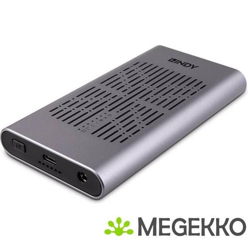 Lindy 43382 USB 3.2 behuizing voor 2x2 Dual M.2 NVMe met, Computers en Software, Computerbehuizingen, Nieuw, Verzenden