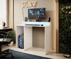 Bureau Starwood wit gamebureau LED 107x50x90